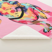 Regenboog Pup Sherpa Deken (3/4)