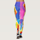 Regenboog Puppies: Speelse Duo Leggings (Achterkant)