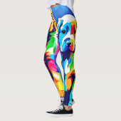 Regenboog Puppies: Speelse Duo Leggings (Links)
