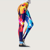 Regenboog Puppies: Speelse Duo Leggings (Rechts)