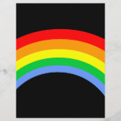 Regenboog Rave Aangepaste Flyer (Achterkant)