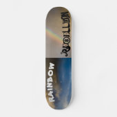 regenboog rebellie skateboard (Voorkant)