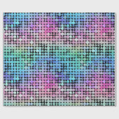 Regenboog regen: cadeaupapier (Vlak)