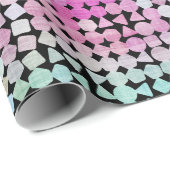 Regenboog regen: cadeaupapier (Rol Hoek)