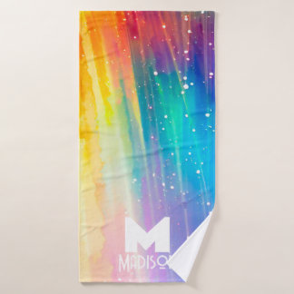 Regenboog Regen Douche Bad Handdoek