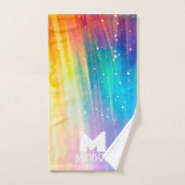 Regenboog Regen Douche Bad Handdoek (Handdoek)