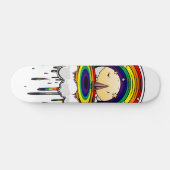 Regenboog Regen Persoonlijk Skateboard (Horizontaal)