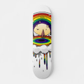 Regenboog Regen  Persoonlijk Skateboard (Voorkant)