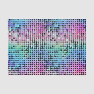 Regenboog regen: tissuepapier