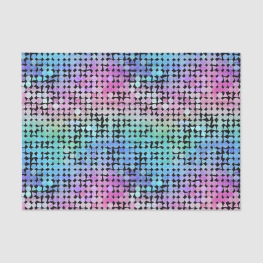 Regenboog regen: tissuepapier (Voorkant)