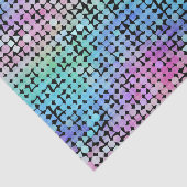 Regenboog regen: tissuepapier (Detail)