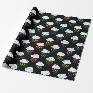 Regenboog Regen Wolken Cadeaupapier