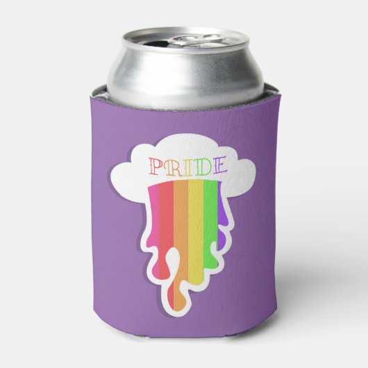 Regenboog Regenboog Pride Blikjeskoeler (Blikje Voorkant)