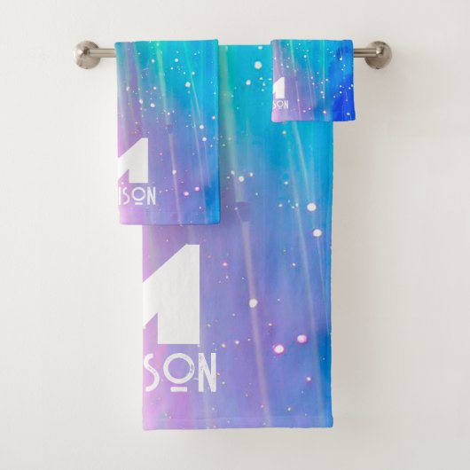 Regenboog regendouche bad handdoek (Insitu)