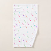 Regenboog Regendroppen Bad Handdoek (Handdoek)