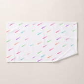 Regenboog Regendroppen Bad Handdoek (Handdoek)