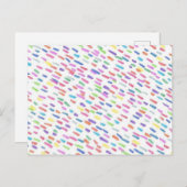 Regenboog Regendruppel Briefkaart (Voorkant / Achterkant)