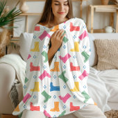 Regenboog Regenlaarzen Regenachtige Dag Parade Col Fleece Deken