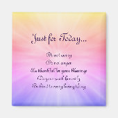 regenboog Reiki Principles ontwerp Magneet (Voorkant)