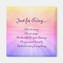  regenboog Reiki Principles ontwerp Magneet