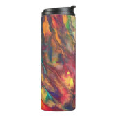 Regenboog Reismok Kleurrijke Thermische Tumbler Bo Thermosbeker (Gedraaid links)