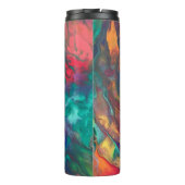 Regenboog Reismok Kleurrijke Thermische Tumbler Bo Thermosbeker (Achterkant)