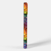 Regenboog Reptielleer Case-Mate iPhone Case (Achterkant / Rechts)