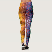 Regenboog Reptielleer Leggings (Achterkant)
