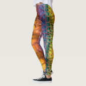 Regenboog Reptielleer Leggings (Links)