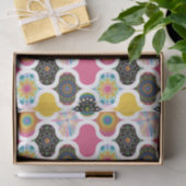 Regenboog Retro Dot Mandala Patchwork Ogee Craft Tissuepapier (Geschenk)