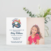 Regenboog Retro Klasse van 2024 Afstuderen 2 Foto Kaart (Staand voorkant)