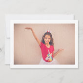 Regenboog Retro Klasse van 2024 Afstuderen 2 Foto Kaart (Achterkant)