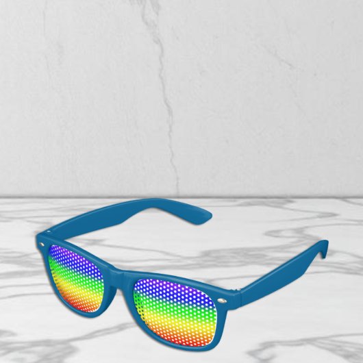 Regenboog Retro Zonnebril