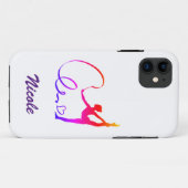 Regenboog ritmische gymnastiek Case-Mate iPhone case (Achterkant (horizontaal))