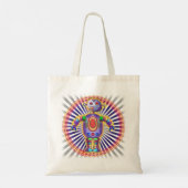 Regenboog Robot Boodschappentas Tote Bag (Achterkant)