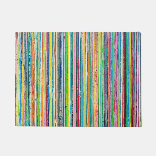 Regenboog Roll Deurmat (Voorkant)