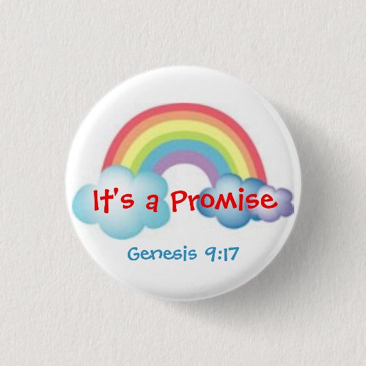 Regenboog Ronde Button 3,2 Cm (Voorkant)