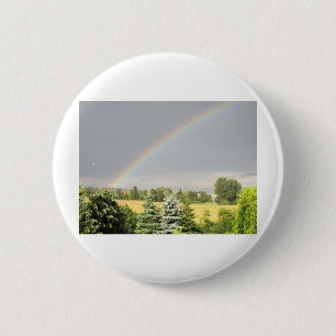Regenboog Ronde Button 5,7 Cm
