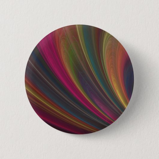 Regenboog Ronde Button 5,7 Cm (Voorkant)