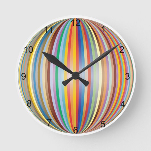 Regenboog Ronde Klok (Voorkant)