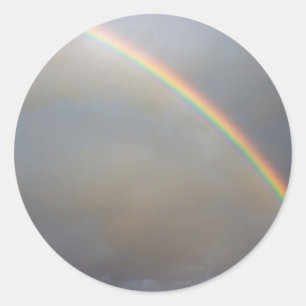 Regenboog Ronde Sticker