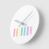 REGENBOOG Ronde Wandklok (Hoek)