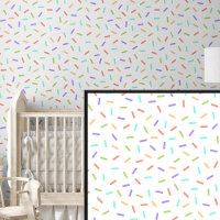 Regenboog Rood Groen Paarse Gele Strooiers, Wit