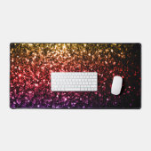 Regenboog rood paarse faux glitter schittert bureaumat (Keyboard & Muis)