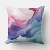 Regenboog rook wervelpatroon kussen (Voorkant)