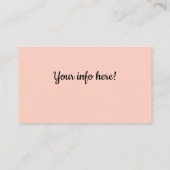 Regenboog rook wolk patroon visitekaartje (Achterkant)