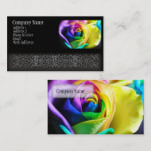 Regenboog Roos 11 Visitekaartje (Voorkant / Achterkant)