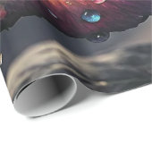 Regenboog Roos Inpakpapier — Elegante Multikleur (Rol Hoek)