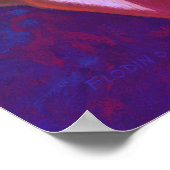 Regenboog Roos - Poster (Hoek)