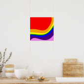 Regenboog Roy G Biv Poster (Keuken)